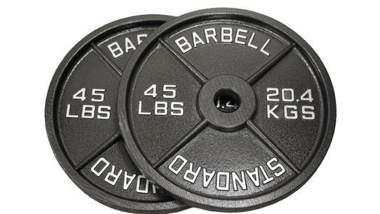 Barbell Standard Cast Iron Plates